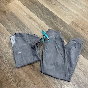 Figs Graphite Scrub Set XXS/ XXS Petite